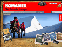 Tablet Screenshot of nomadier.com